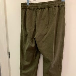 J.Crew linen pants green